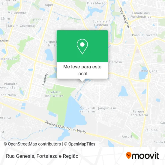 Rua Genesis mapa