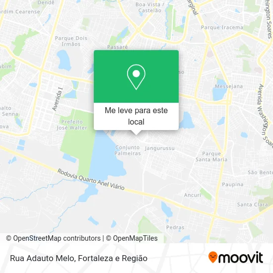 Rua Adauto Melo mapa