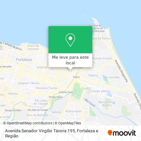 Avenida Senador Virgílio Távora 195 mapa
