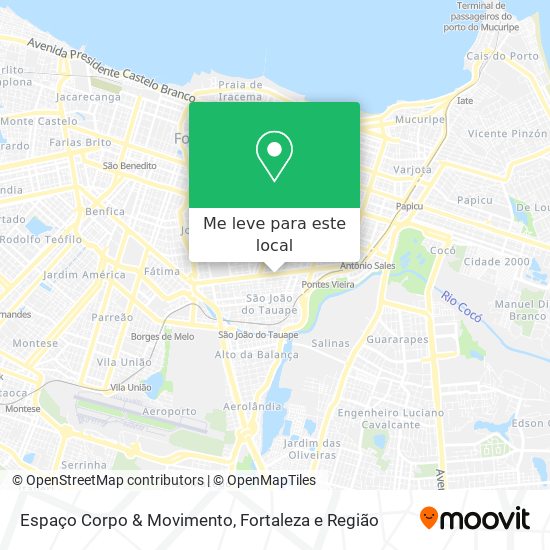 Espaço Corpo & Movimento mapa