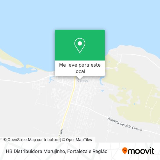 HB Distribuidora Marujinho mapa