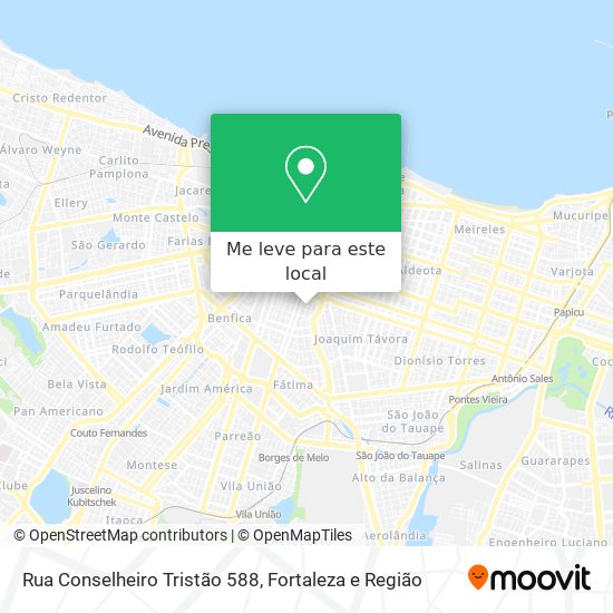 Rua Conselheiro Tristão 588 mapa