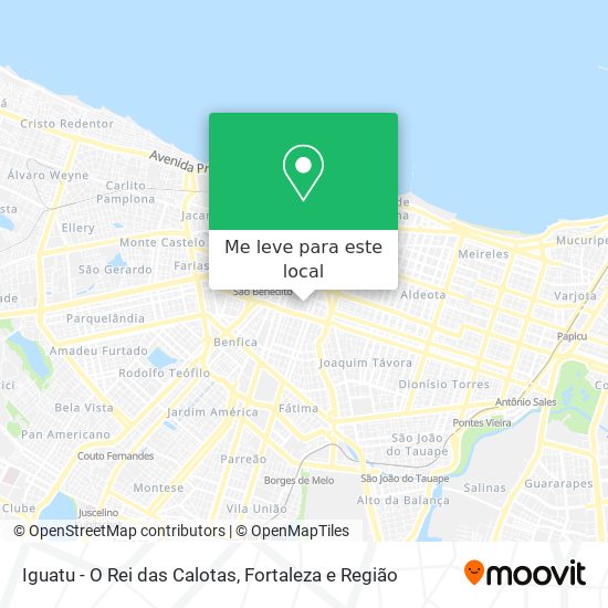 Iguatu - O Rei das Calotas mapa