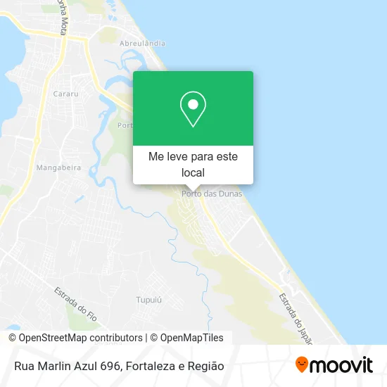 Rua Marlin Azul 696 mapa