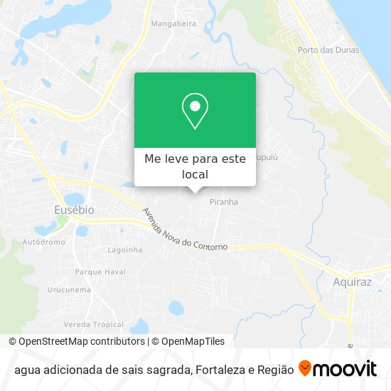 agua adicionada de sais sagrada mapa