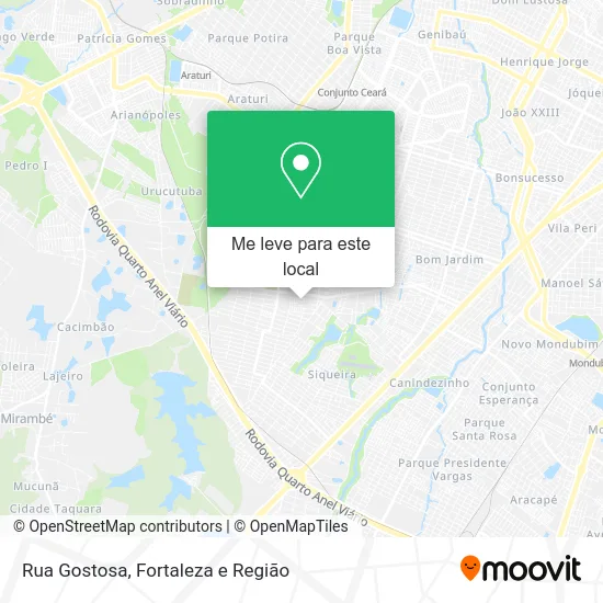 Rua Gostosa mapa