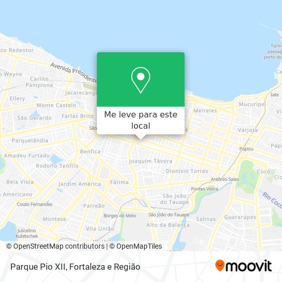 Parque Pio XII mapa