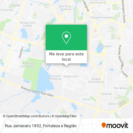 Rua Jamacaru 1852 mapa