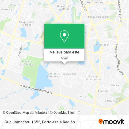 Rua Jamacaru 1852 mapa