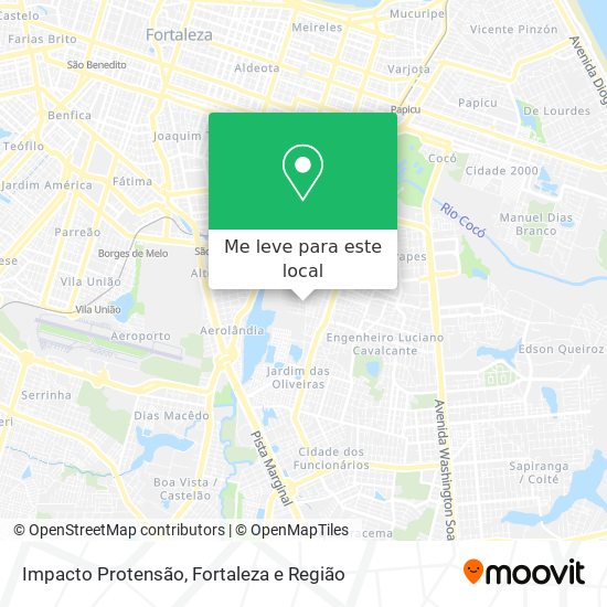 Impacto Protensão mapa