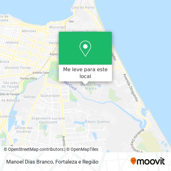 Manoel Dias Branco mapa