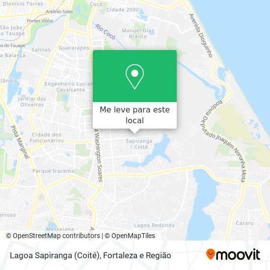 Lagoa Sapiranga (Coité) mapa