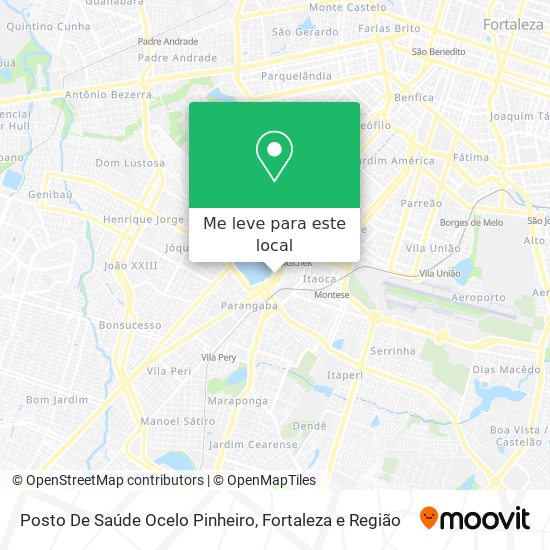 Posto De Saúde Ocelo Pinheiro mapa