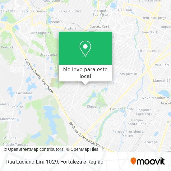 Rua Luciano Líra 1029 mapa