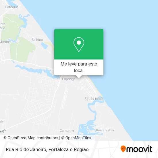 Rua Rio de Janeiro mapa