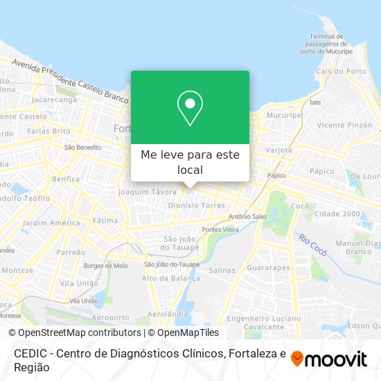 CEDIC - Centro de Diagnósticos Clínicos mapa
