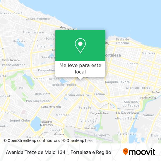 Avenida Treze de Maio 1341 mapa