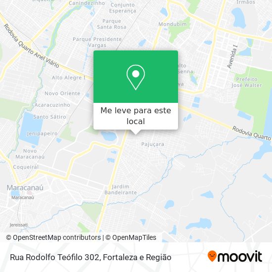 Rua Rodolfo Teófilo 302 mapa