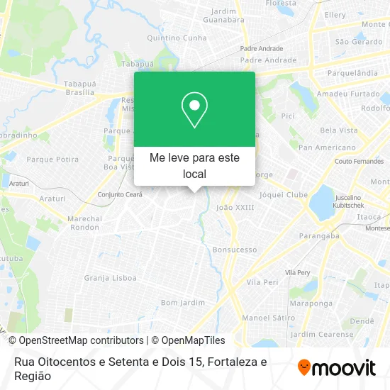 Rua Oitocentos e Setenta e Dois 15 mapa