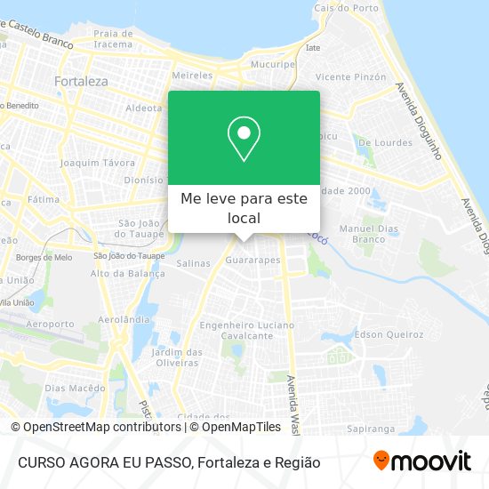 CURSO AGORA EU PASSO mapa
