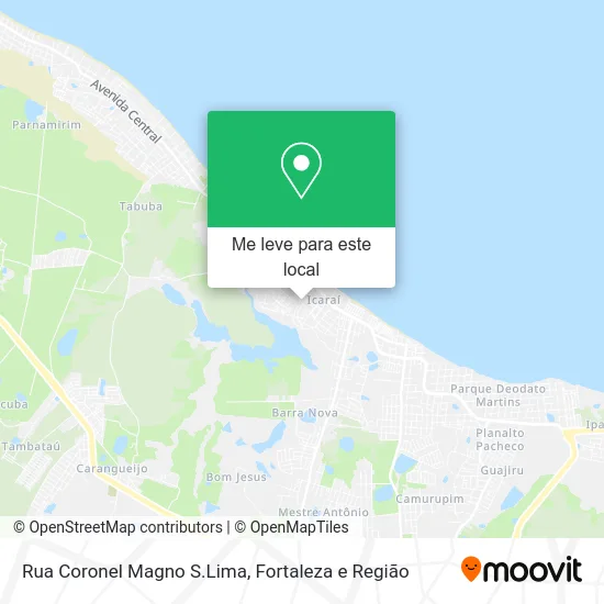 Rua Coronel Magno S.Lima mapa