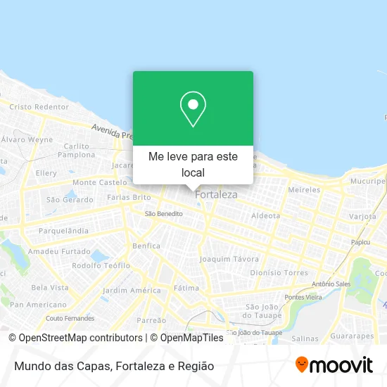 Mundo das Capas mapa