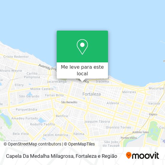 Capela Da Medalha Milagrosa mapa