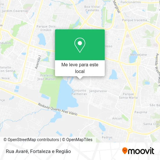 Rua Avaré mapa