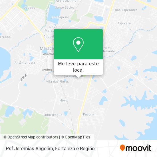 Psf Jeremias Angelim mapa