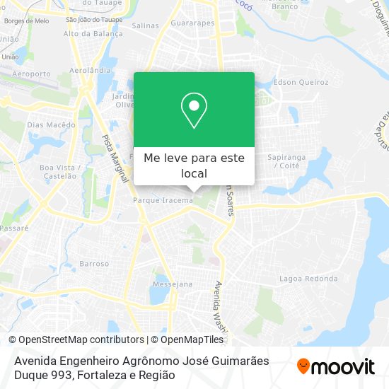 Avenida Engenheiro Agrônomo José Guimarães Duque 993 mapa