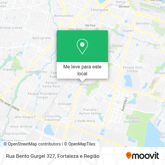Rua Bento Gurgel 327 mapa