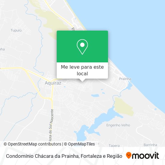 Condomínio Chácara da Prainha mapa