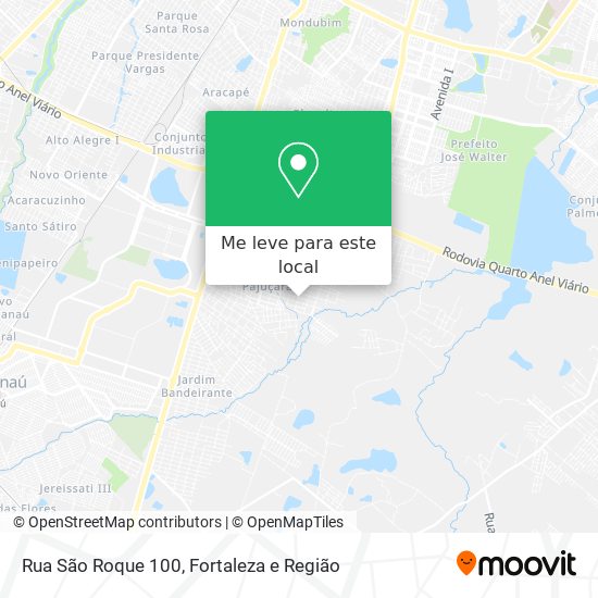 Rua São Roque 100 mapa