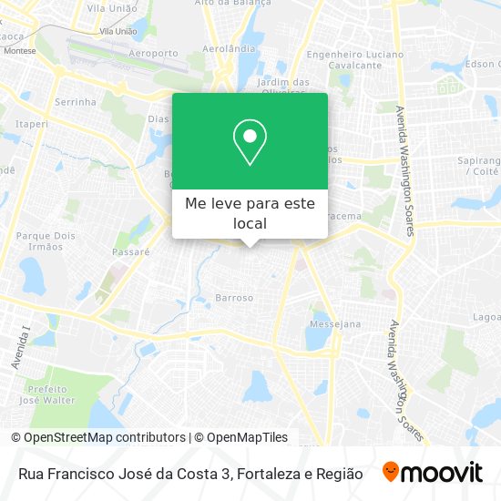 Rua Francisco José da Costa 3 mapa
