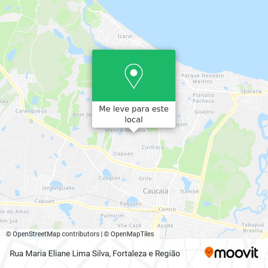 Rua Maria Eliane Lima Silva mapa