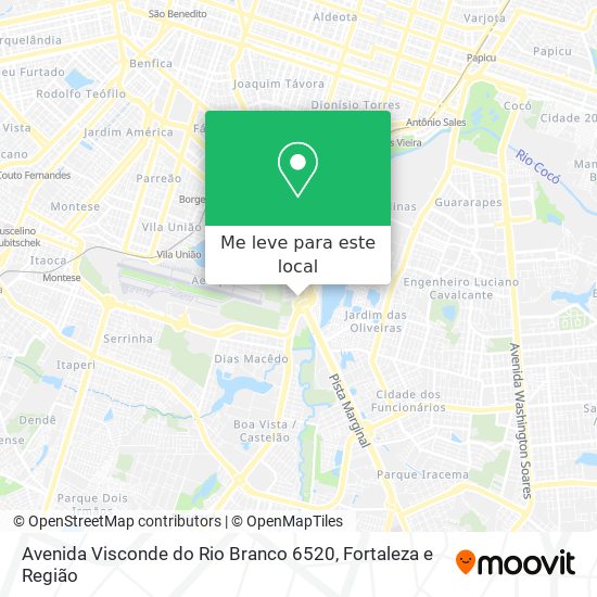 Avenida Visconde do Rio Branco 6520 mapa