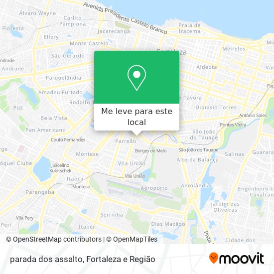 parada dos assalto mapa