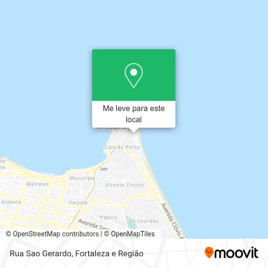 Rua Sao Gerardo mapa