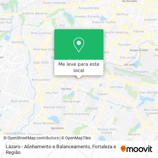 Lázaro - Alinhamento e Balanceamento mapa