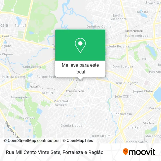 Rua Mil Cento Vinte Sete mapa
