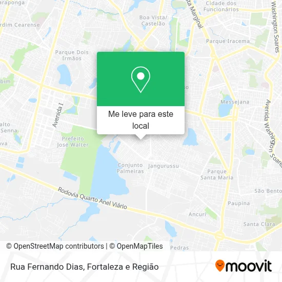 Rua Fernando Dias mapa