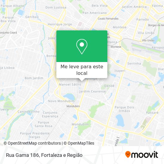 Rua Gama 186 mapa