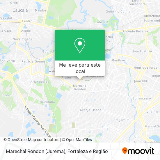 Marechal Rondon (Jurema) mapa
