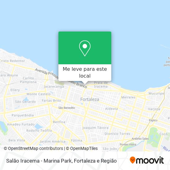 Salão Iracema - Marina Park mapa
