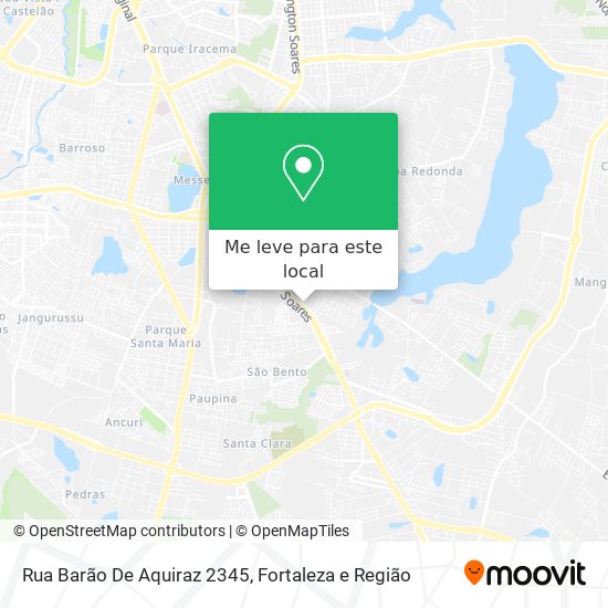 Rua Barão De Aquiraz 2345 mapa