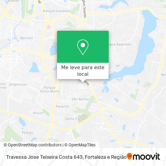 Travessa Jose Teixeira Costa 643 mapa