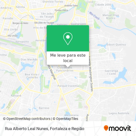 Rua Alberto Leal Nunes mapa