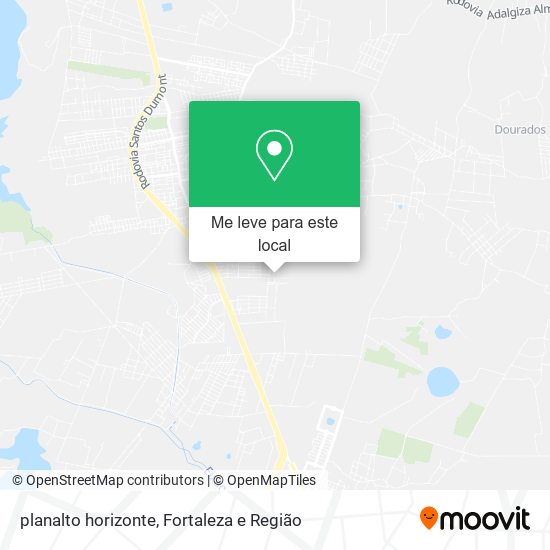 planalto horizonte mapa