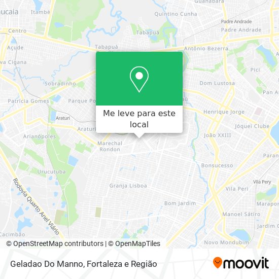 Geladao Do Manno mapa