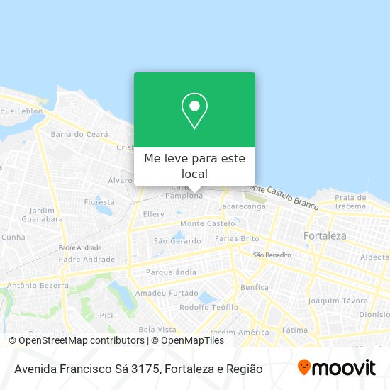 Avenida Francisco Sá 3175 mapa